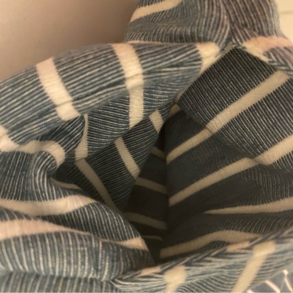 Chaser Medium Blue White Striped Shorts - Picture 10 of 12